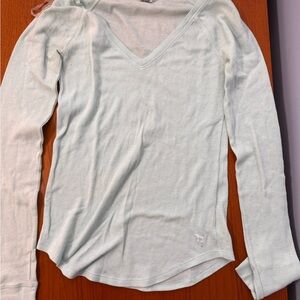 Victoria’s Secret Women's Sea foam Green V-Neck Top